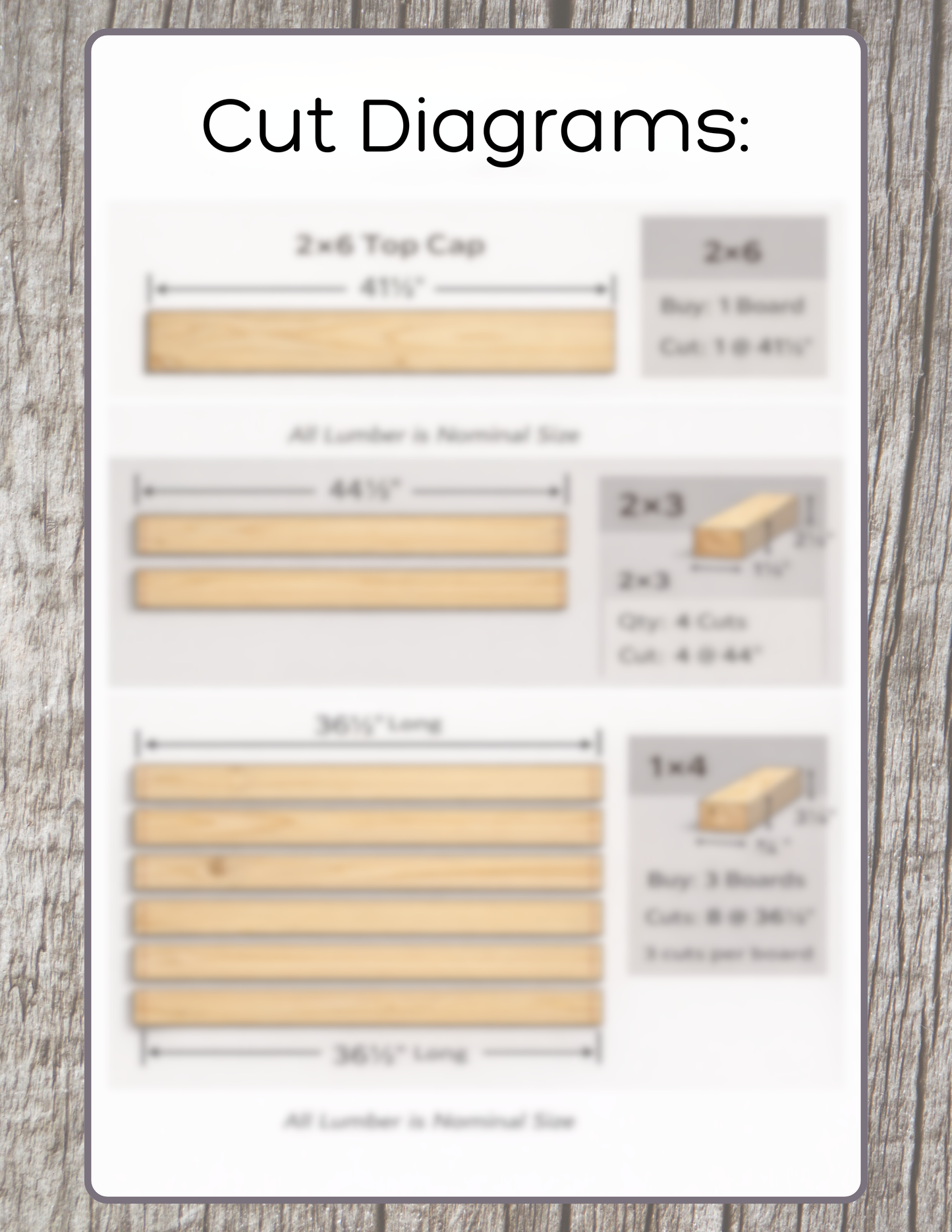 Rustic Headboard Printable Woodworking Plans (Twin / Full/ Queen)