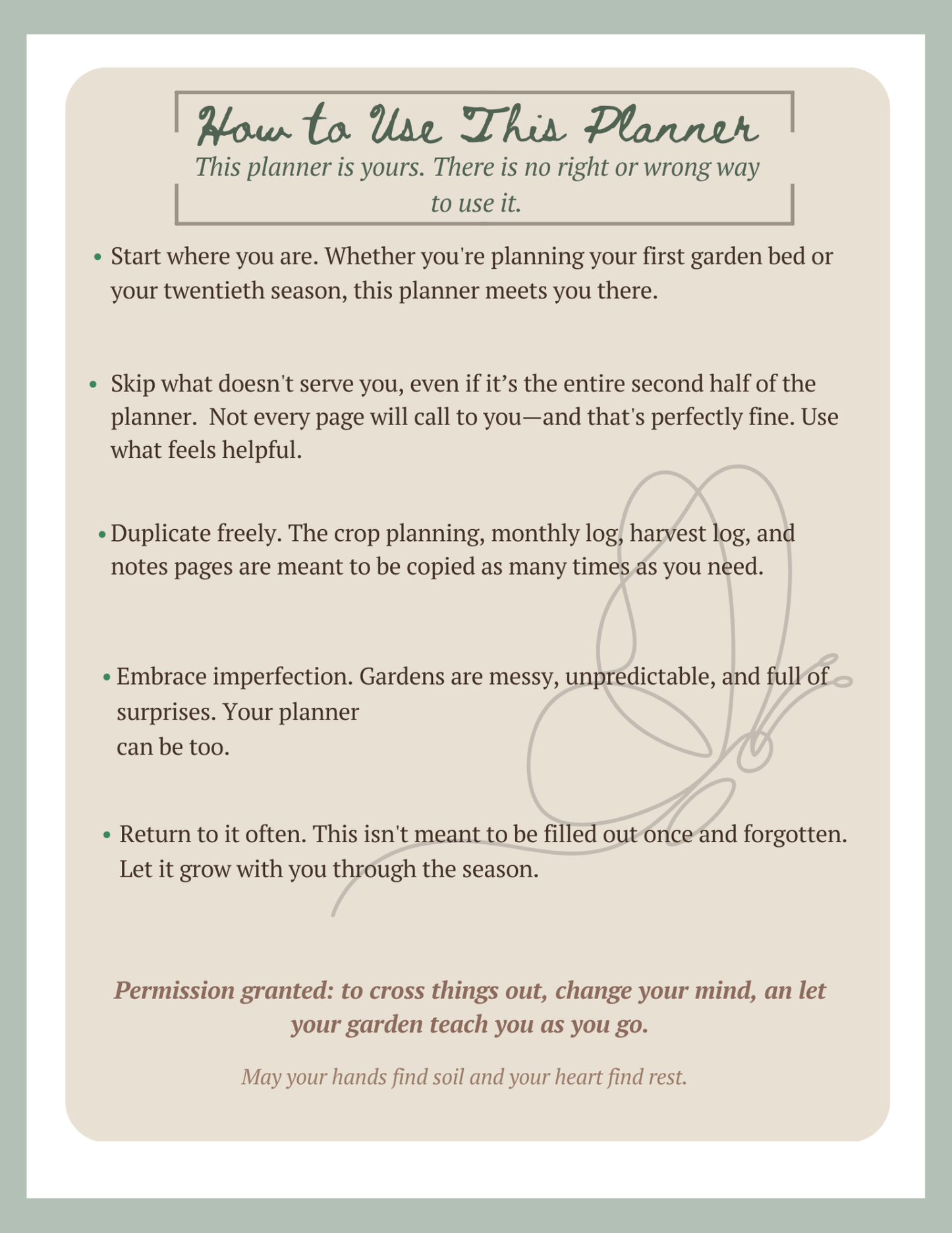 Simple Garden Planner Printable | Beginner Garden Planner | Instant Download Garden Journal | Zone-Based Garden Planning