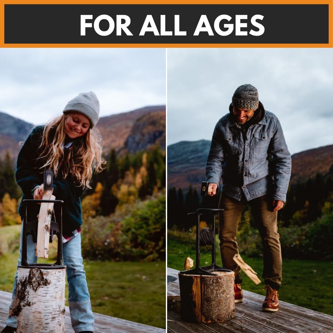 Kindling Cracker Firewood Splitter - Kindling Splitter Wood Splitter Wood Splitting Wedge Manual Log Splitter Wedge