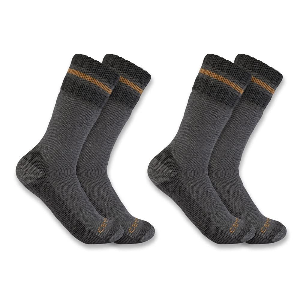 Carhartt Men's SB7742M Heavyweight Synthetic-Wool Blend Boot Sock 2-Pack