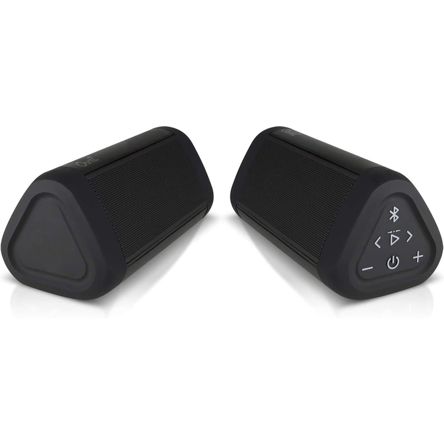 OontZ Ultra Dual Portable Bluetooth Speaker 5.0 2-Pack – IPX7 Waterproof, 14W Enhanced Sound, 20-Hr Battery, 100ft Range, Deep Bass & Clear Audio, Durable for Shower, Pool, or Beach (Black)