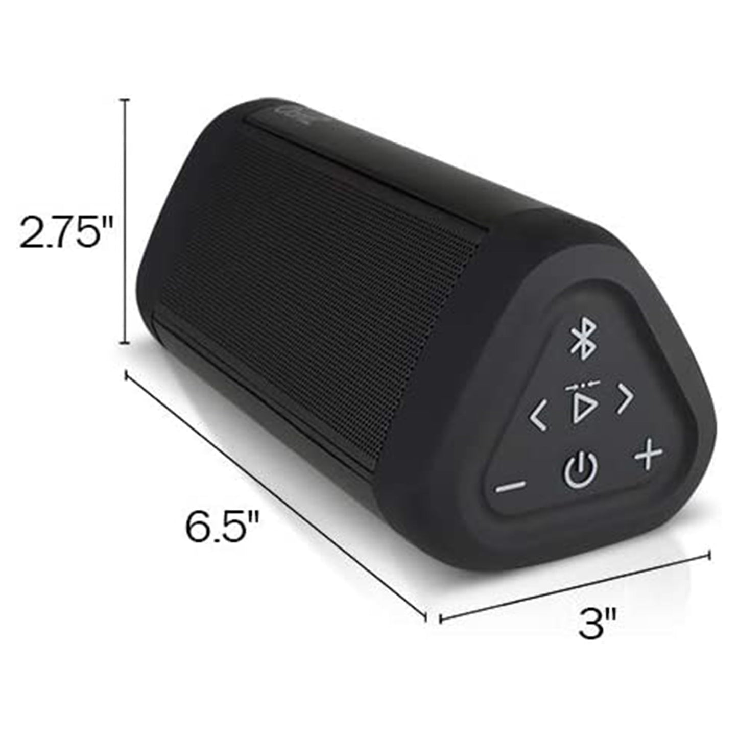 OontZ Ultra Dual Portable Bluetooth Speaker 5.0 2-Pack – IPX7 Waterproof, 14W Enhanced Sound, 20-Hr Battery, 100ft Range, Deep Bass & Clear Audio, Durable for Shower, Pool, or Beach (Black)