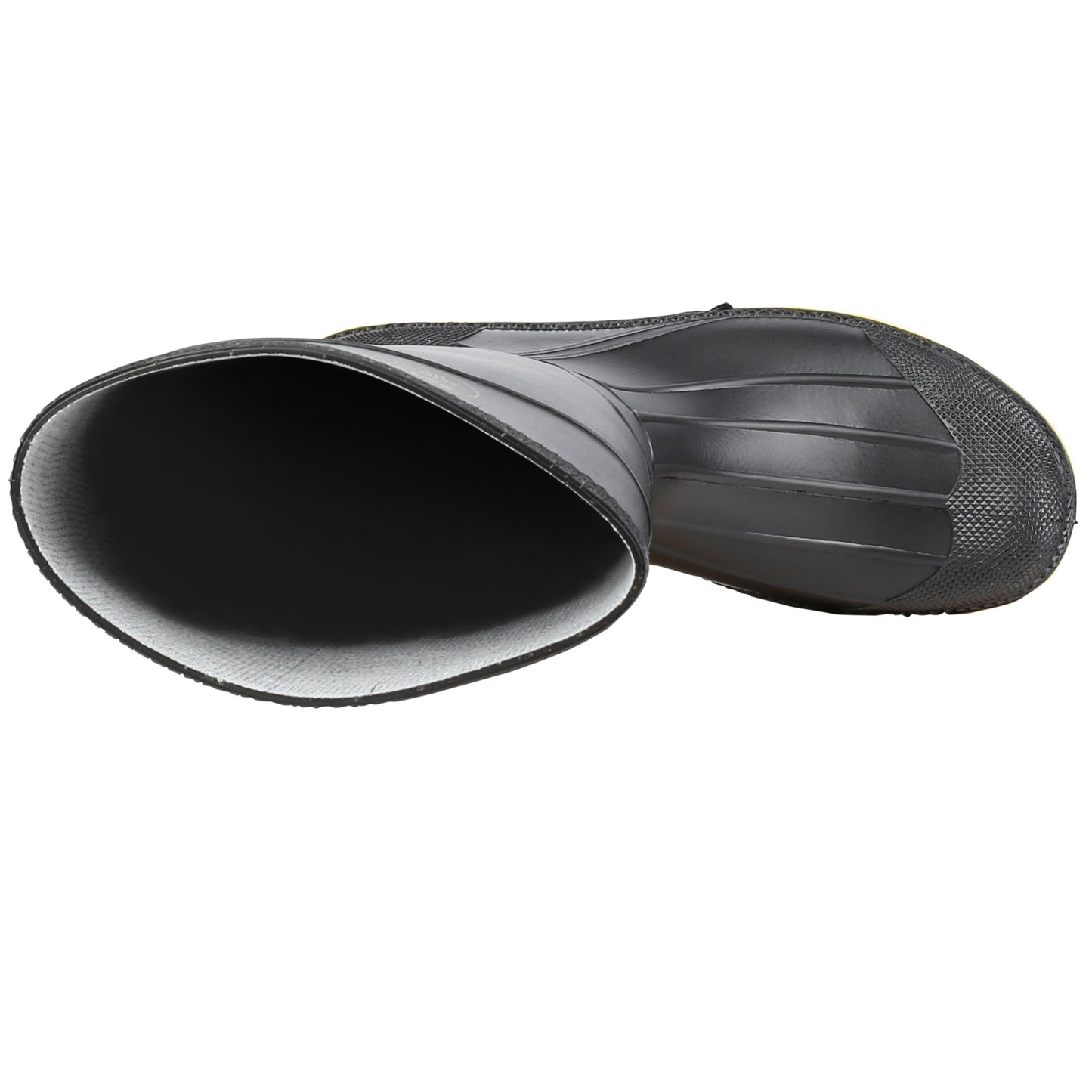 Servus XTP 15" PVC Chemical-Resistant Steel Toe Men's Work Boots, Black, Yellow & Gray, 11