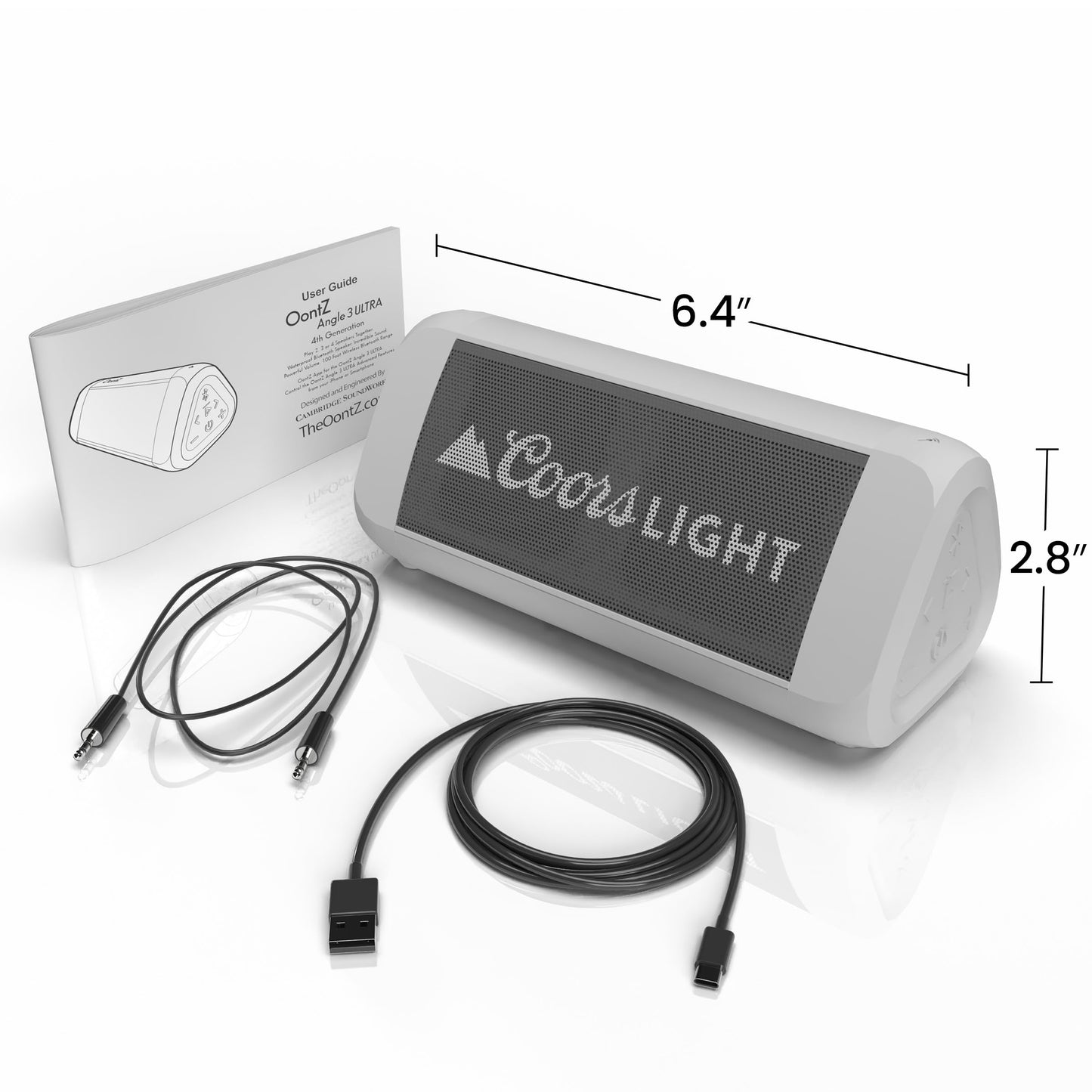 OontZ Ultra Dual Portable Bluetooth Speaker 5.0 2-Pack – IPX7 Waterproof, 14W Enhanced Sound, 20-Hr Battery, 100ft Range, Deep Bass & Clear Audio, Durable for Shower, Pool, or Beach (Black)