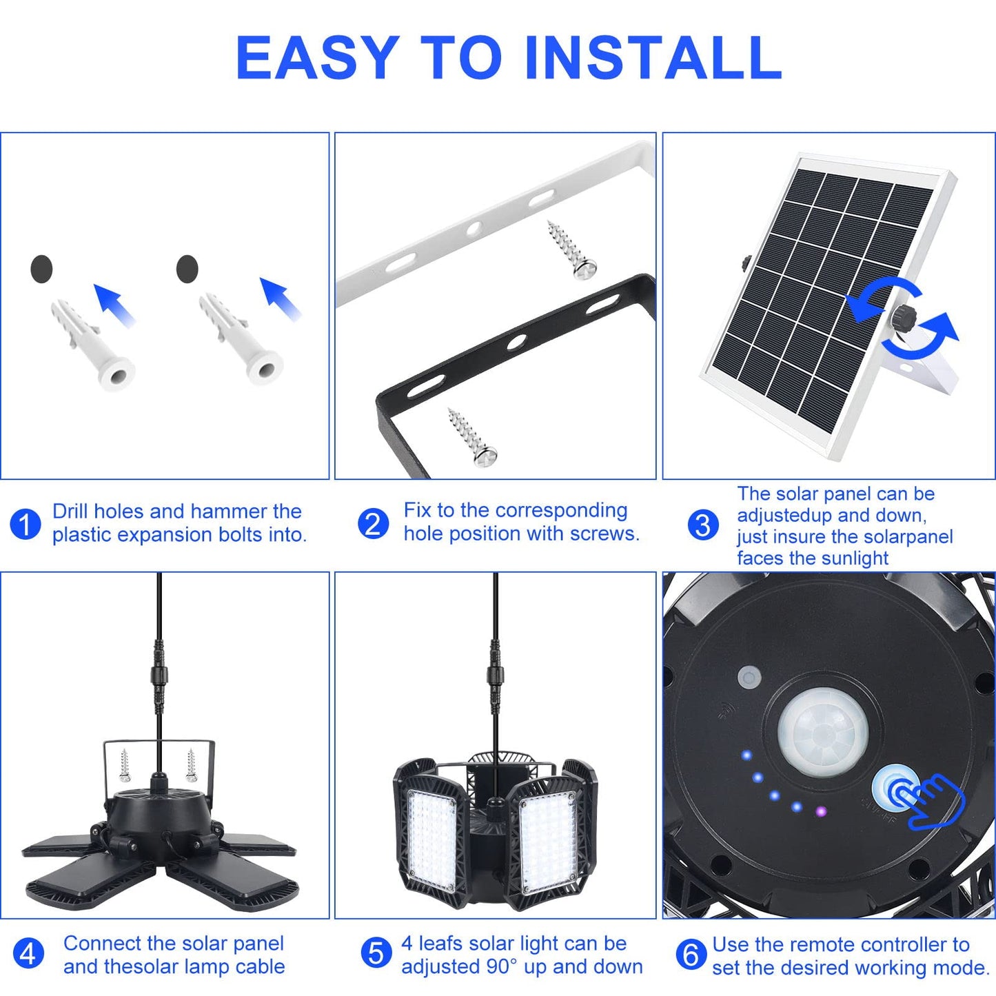 Solar Chandelier Lights Indoor Outdoor, Solar Pendant Lights for Shed Gazebo Yard Patio Balcony Barn Garage