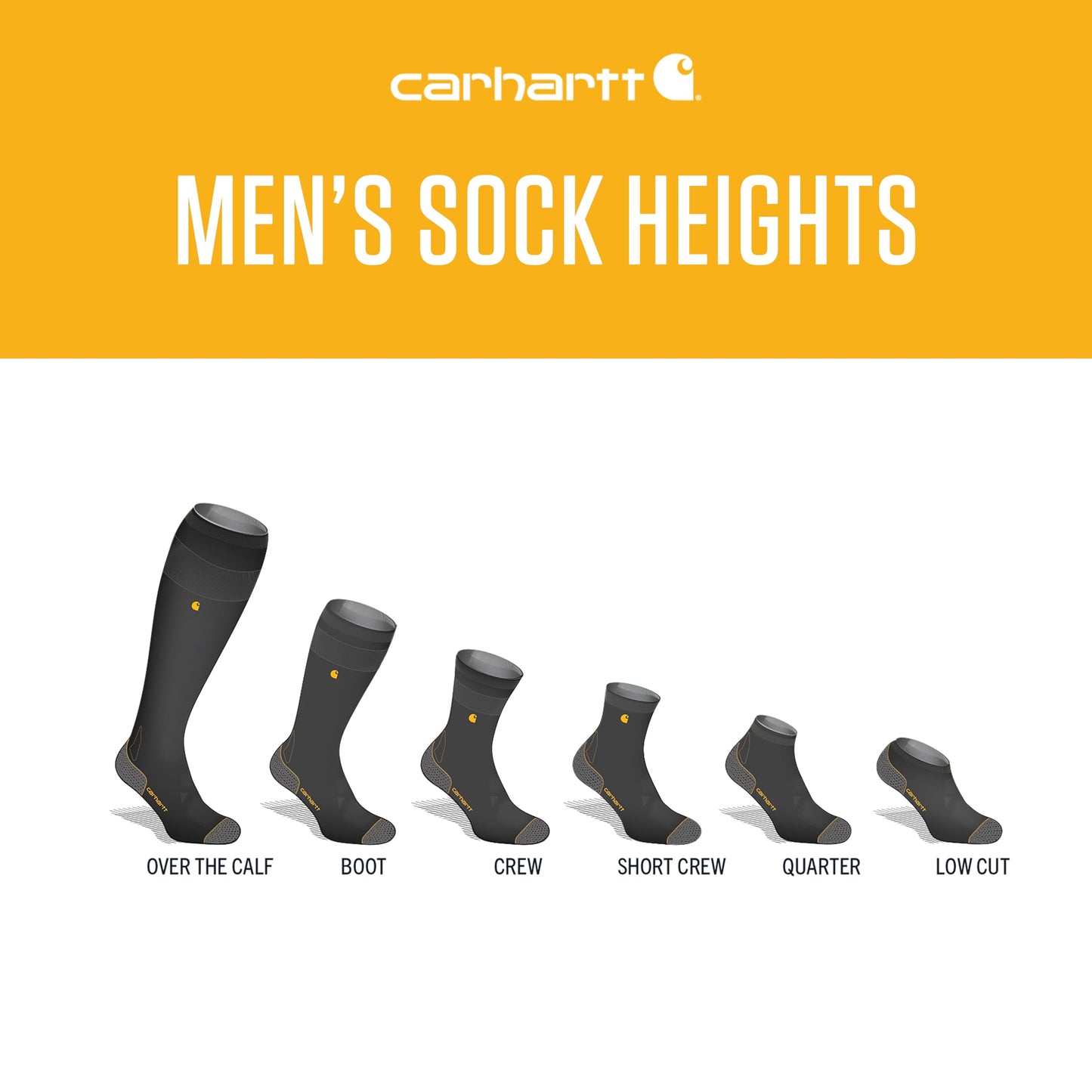 Carhartt Men's SB7742M Heavyweight Synthetic-Wool Blend Boot Sock 2-Pack