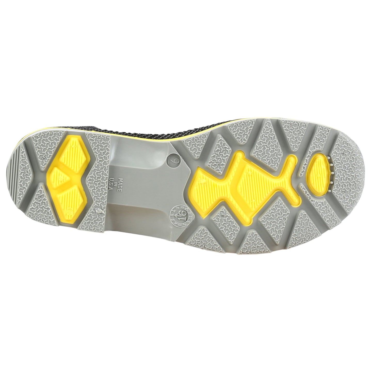 Servus XTP 15" PVC Chemical-Resistant Steel Toe Men's Work Boots, Black, Yellow & Gray, 11