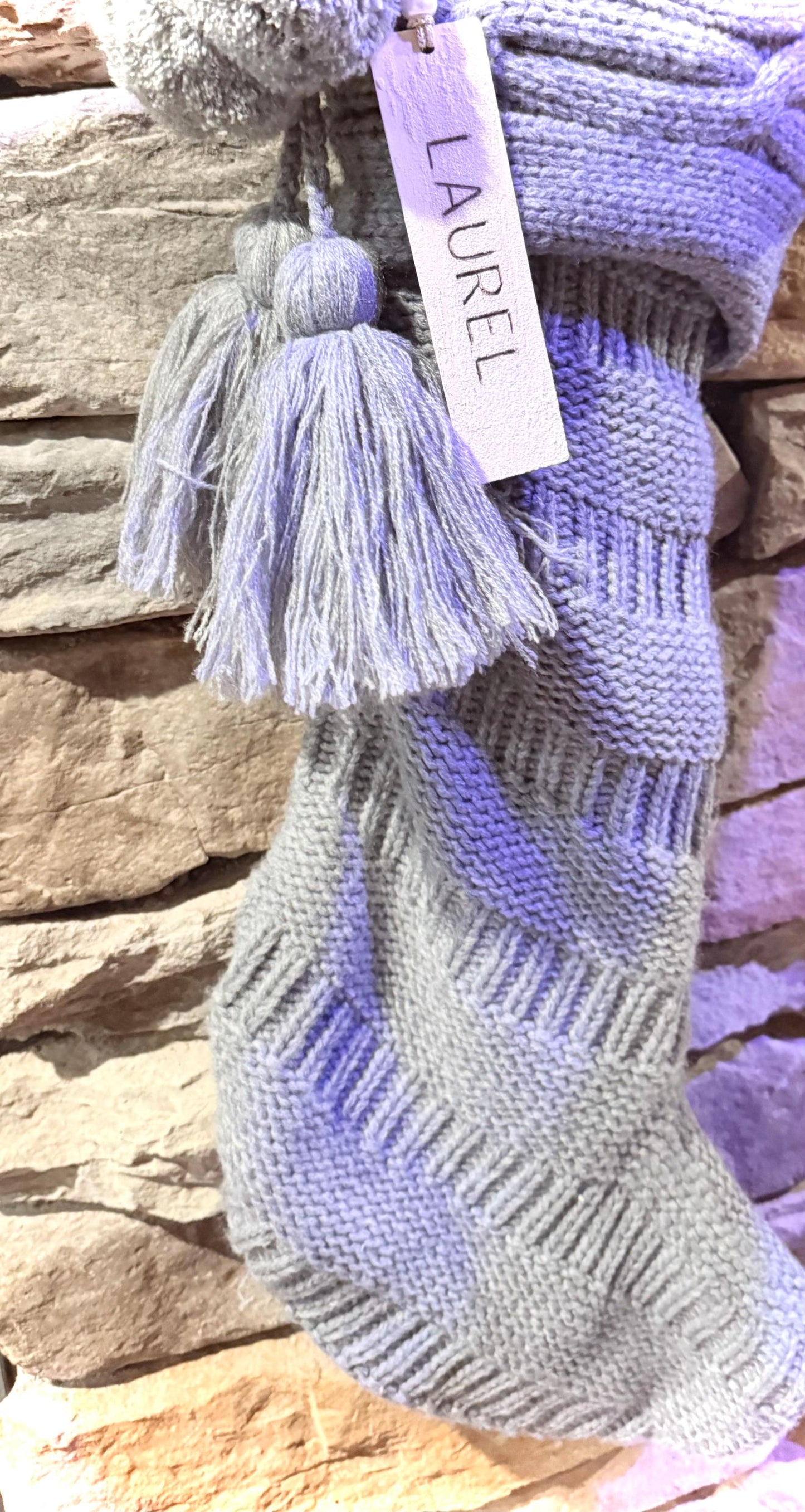 Wood Christmas Stocking Name Tag, Year Round Personalized bookmark, Custom engraved wood label