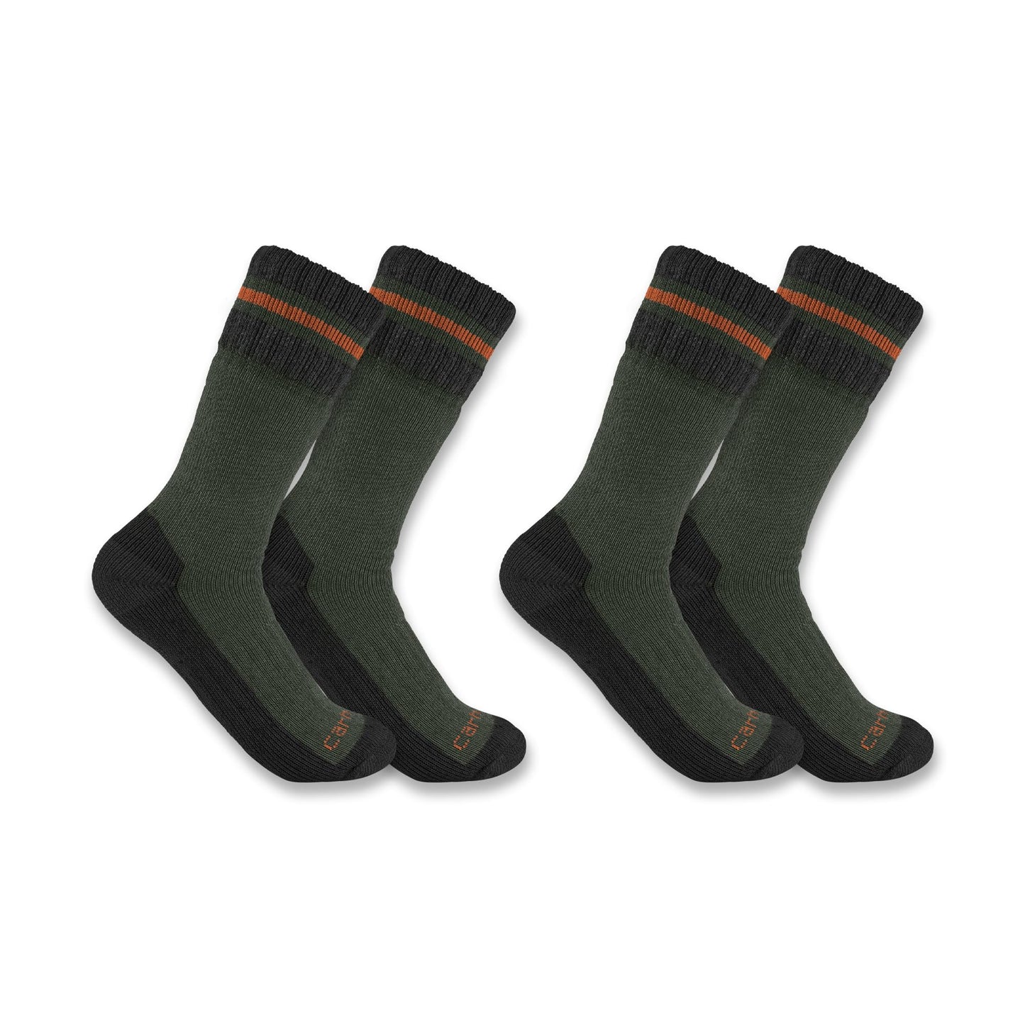 Carhartt Men's SB7742M Heavyweight Synthetic-Wool Blend Boot Sock 2-Pack