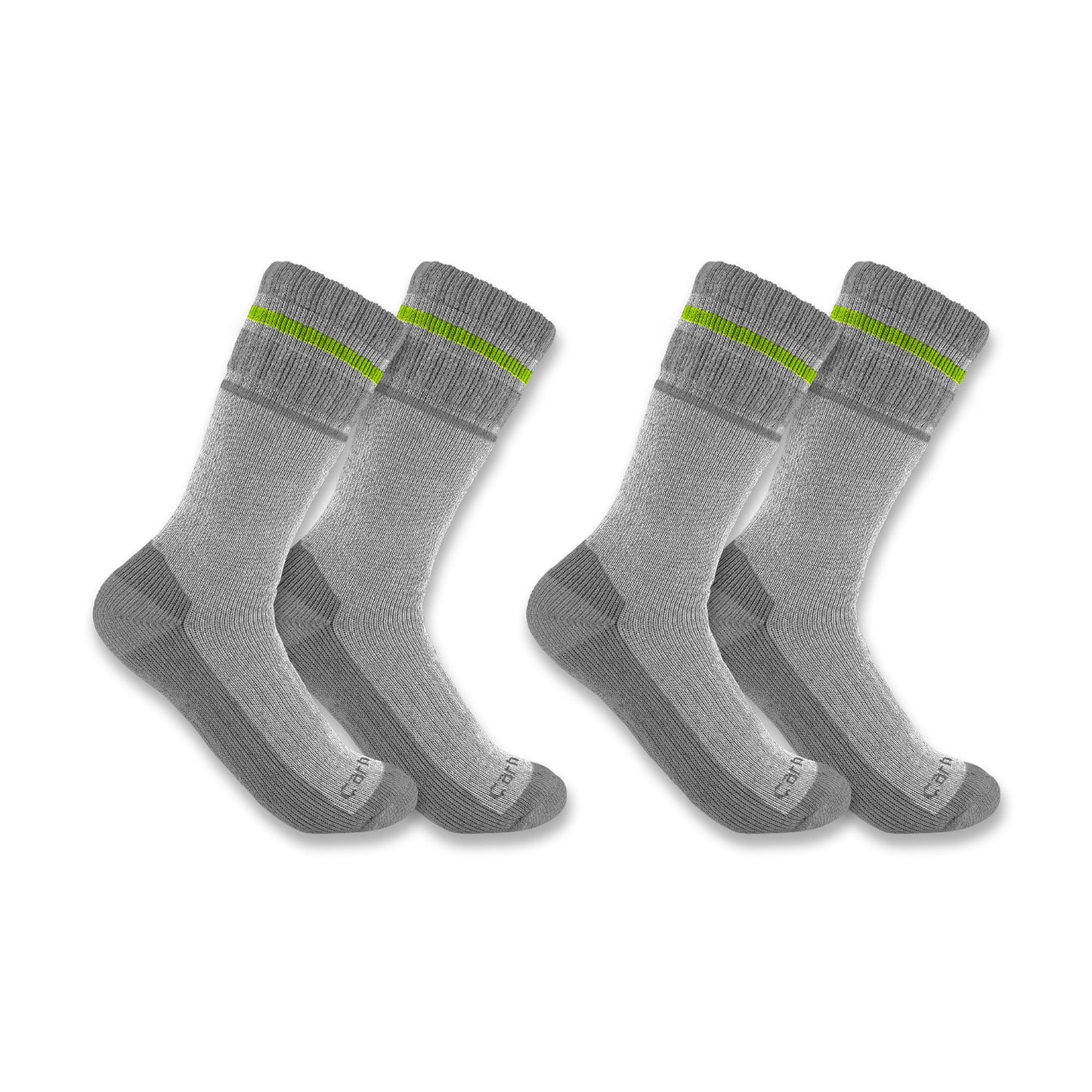 Carhartt Men's SB7742M Heavyweight Synthetic-Wool Blend Boot Sock 2-Pack