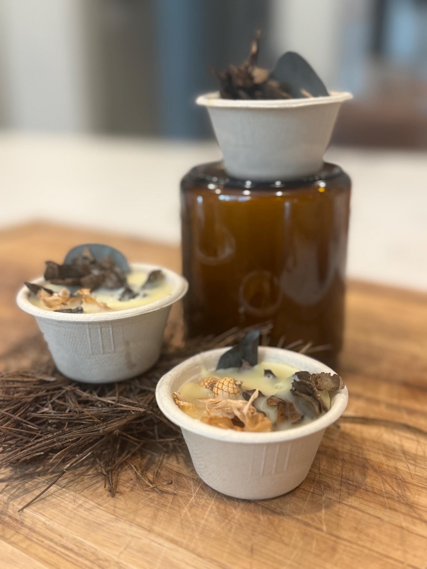 Handmade All Natural Fire Starters: Sandalwood & Beeswax