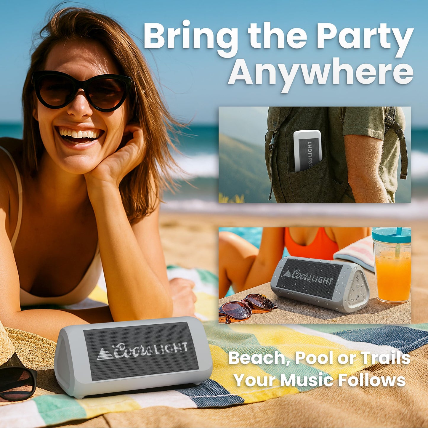 OontZ Ultra Dual Portable Bluetooth Speaker 5.0 2-Pack – IPX7 Waterproof, 14W Enhanced Sound, 20-Hr Battery, 100ft Range, Deep Bass & Clear Audio, Durable for Shower, Pool, or Beach (Black)