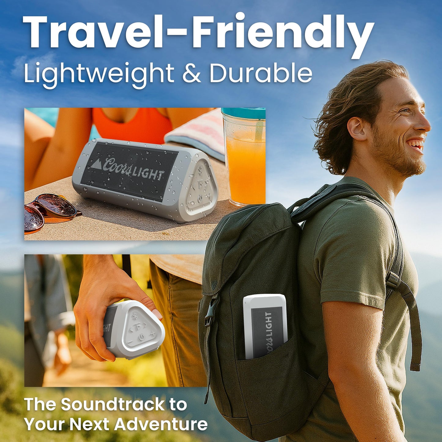 OontZ Ultra Dual Portable Bluetooth Speaker 5.0 2-Pack – IPX7 Waterproof, 14W Enhanced Sound, 20-Hr Battery, 100ft Range, Deep Bass & Clear Audio, Durable for Shower, Pool, or Beach (Black)