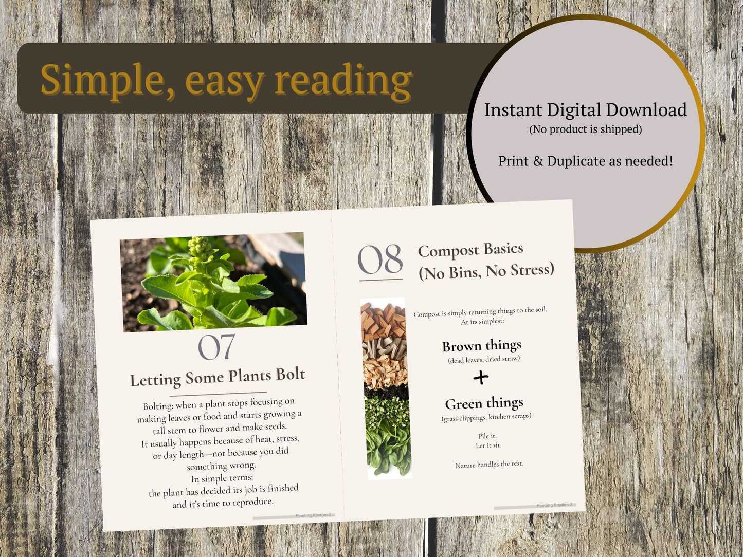 Garden Rhythm Level 2 Ebook: You're Not Guessing Anymore