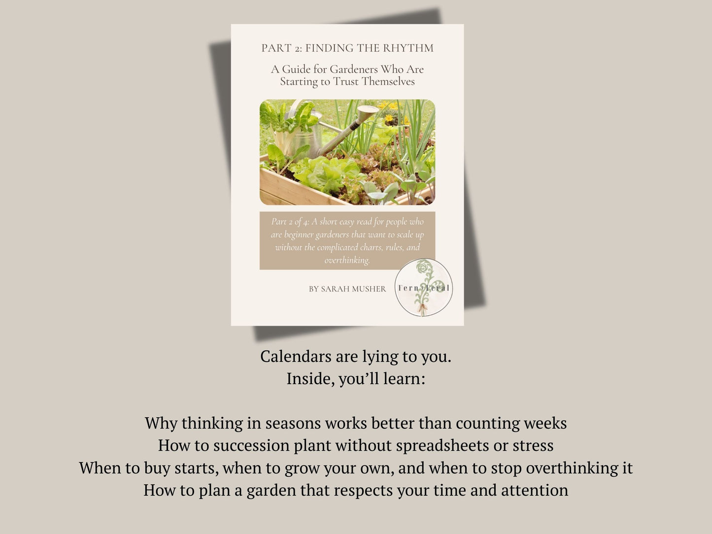 Garden Rhythm Level 2 Ebook: You're Not Guessing Anymore