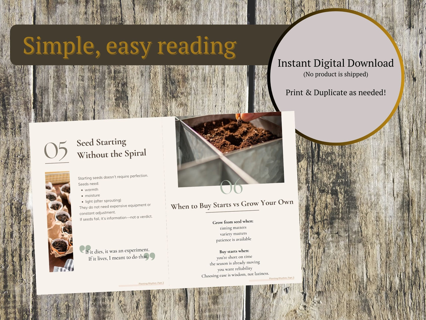 Garden Rhythm EBook Bundle Levels 1-4