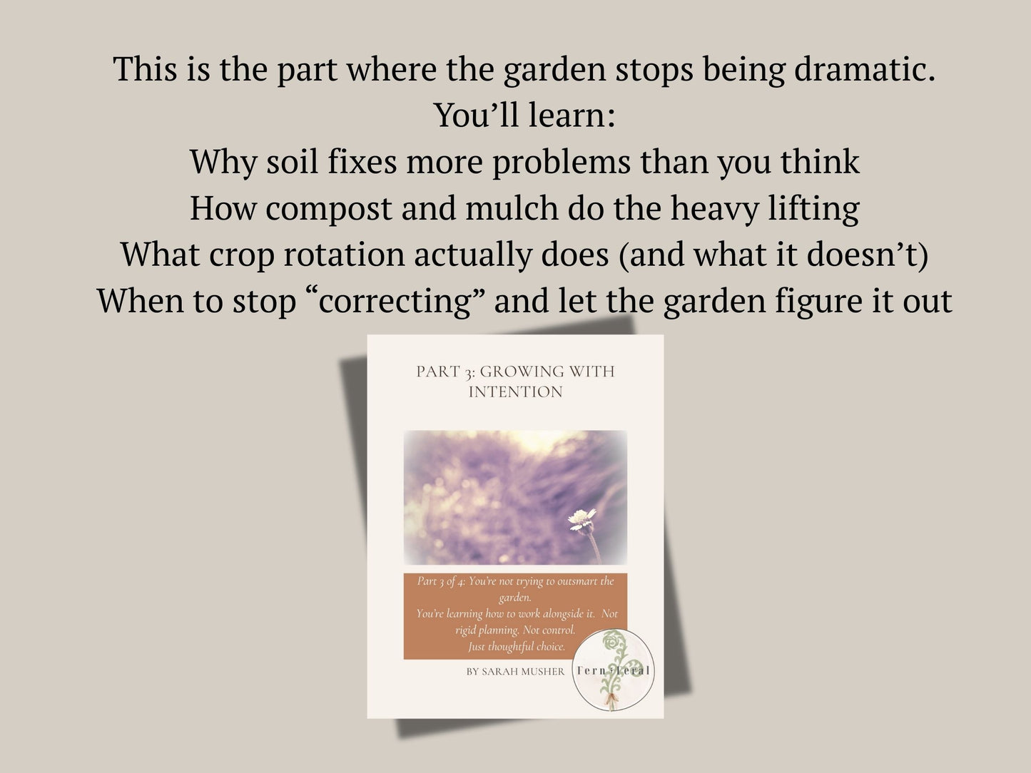Garden Rhythm Level 3 Ebook: Growing With Intention