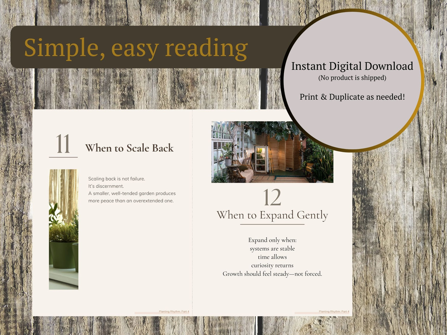 Garden Rhythm EBook Bundle Levels 1-4